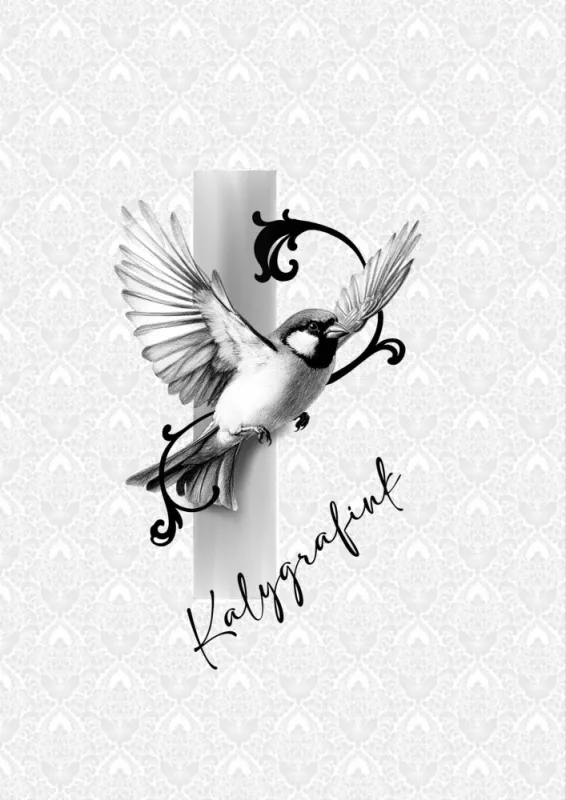 oiseau avec ornement 