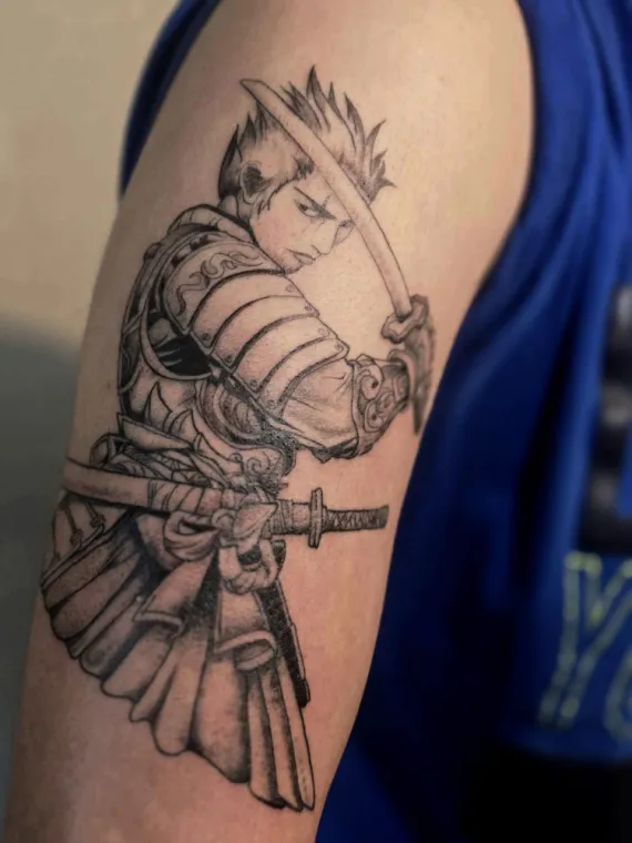 Nouveau tatouage réalisé à Charlevilles-Mézière, Givet, Kalygrafink